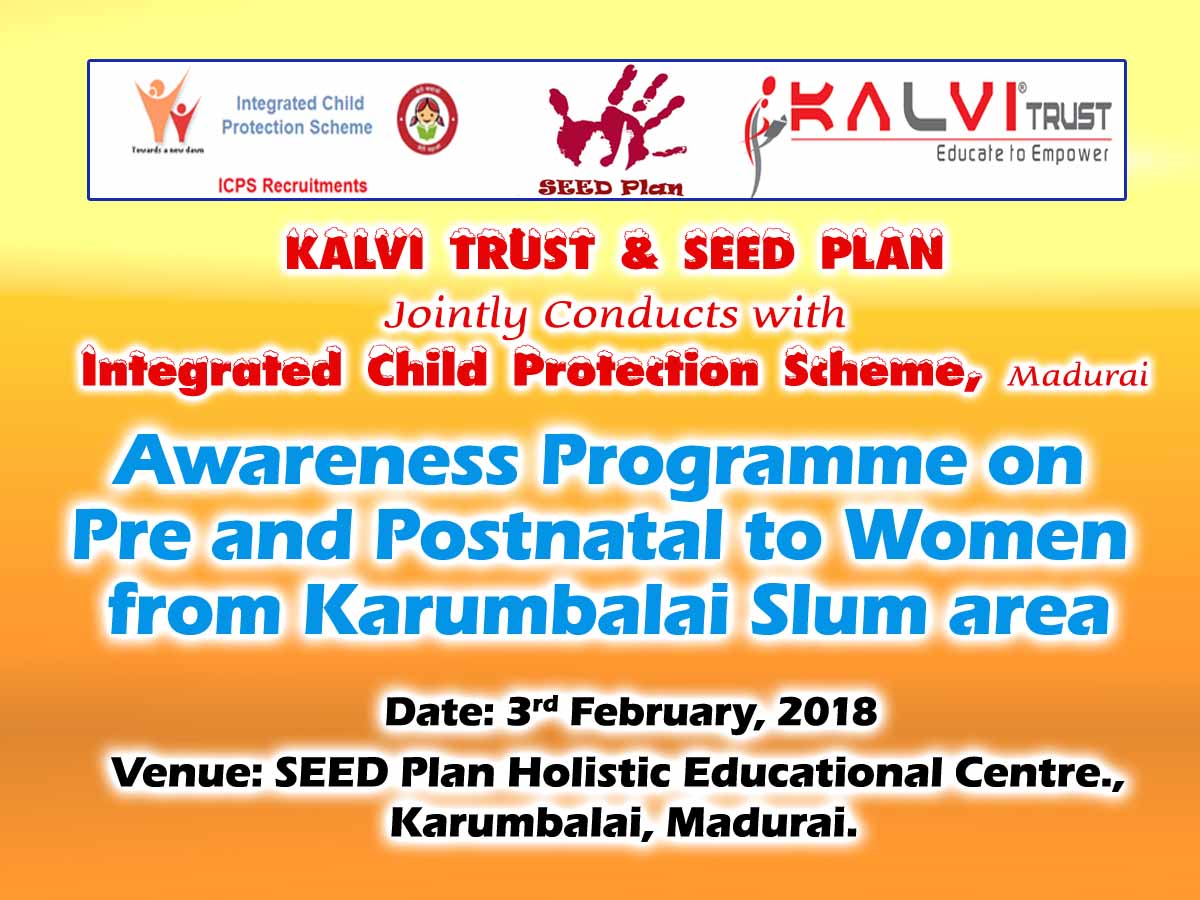 Awareness Programme on Pre and Postnatal to Women